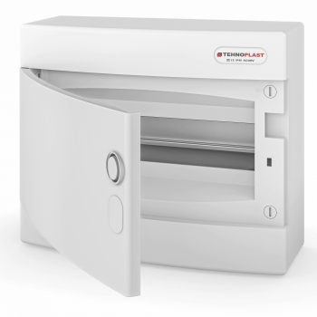 Sicherungskasten Aufputz IP40 1-Reihig 12-Module